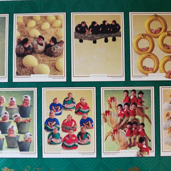 Anne Geddes Vintage 1997 Christmas Collection 24 Greeting Cards with Envelopes - Picture 10 of 14